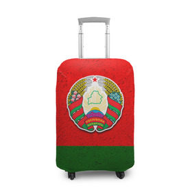 Чехол для чемодана 3D с принтом Белоруссия в Белгороде, 86% полиэфир, 14% спандекс | двустороннее нанесение принта, прорези для ручек и колес | беларус | беларусь | белорус | белоруссия | белорусский | национальный | нация | флаг | флаги