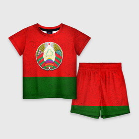 Детский костюм с шортами 3D с принтом Белоруссия в Белгороде,  |  | Тематика изображения на принте: беларус | беларусь | белорус | белоруссия | белорусский | национальный | нация | флаг | флаги