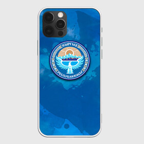 Чехол для iPhone 12 Pro Max с принтом Киргизия герб в Белгороде, Силикон |  | Тематика изображения на принте: герб | киргиз | киргизия | киргизский | кыргызстан | национальный | нация | флаг | флаги