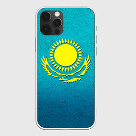 Чехол для iPhone 12 Pro Max с принтом Флаг Казахстана в Белгороде, Силикон |  | Тематика изображения на принте: казах | казахский | казахстан | национальный | нация | республика | рк | флаг | флаги