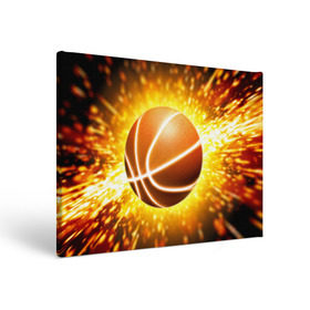 Холст прямоугольный с принтом Баскетбольный мяч в Белгороде, 100% ПВХ |  | взрыв | искры | огонь | пламя