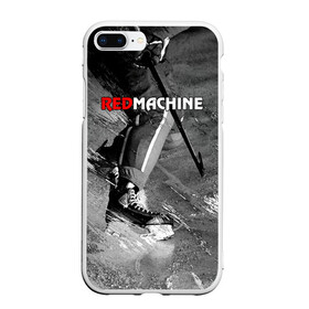 Чехол для iPhone 7Plus/8 Plus матовый с принтом Red maсhine в Белгороде, Силикон | Область печати: задняя сторона чехла, без боковых панелей | red machine | красная машина | сборная россии | хоккей