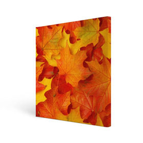 Холст квадратный с принтом Кленовые листья в Белгороде, 100% ПВХ |  | Тематика изображения на принте: дары осени | жёлтый | золотой | клён | краски | красный | красота | листва | листья | наряд | оранжевый | осень | покров | природа