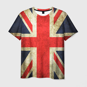 Мужская футболка 3D с принтом Великобритания в Белгороде, 100% полиэфир | прямой крой, круглый вырез горловины, длина до линии бедер | great britain | the united kingdom of great britain | британия | великая британия | великобритания | государство | соединённое королевство | страна | флаг | флаги