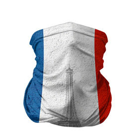Бандана-труба 3D с принтом Франция в Белгороде, 100% полиэстер, ткань с особыми свойствами — Activecool | плотность 150‒180 г/м2; хорошо тянется, но сохраняет форму | country | france | государство | страна | флаг | флаги | франция
