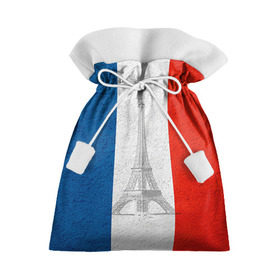 Подарочный 3D мешок с принтом Франция в Белгороде, 100% полиэстер | Размер: 29*39 см | Тематика изображения на принте: country | france | государство | страна | флаг | флаги | франция