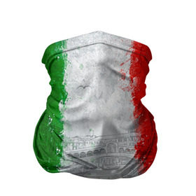 Бандана-труба 3D с принтом Италия в Белгороде, 100% полиэстер, ткань с особыми свойствами — Activecool | плотность 150‒180 г/м2; хорошо тянется, но сохраняет форму | Тематика изображения на принте: country | italy | государство | италия | страна | флаг | флаги