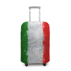 Чехол для чемодана 3D с принтом Италия в Белгороде, 86% полиэфир, 14% спандекс | двустороннее нанесение принта, прорези для ручек и колес | country | italy | государство | италия | страна | флаг | флаги