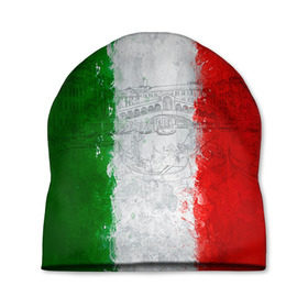 Шапка 3D с принтом Италия в Белгороде, 100% полиэстер | универсальный размер, печать по всей поверхности изделия | country | italy | государство | италия | страна | флаг | флаги