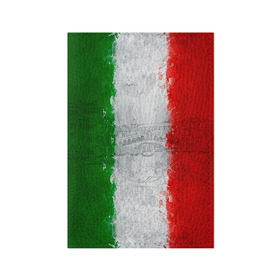 Обложка для паспорта матовая кожа с принтом Италия в Белгороде, натуральная матовая кожа | размер 19,3 х 13,7 см; прозрачные пластиковые крепления | country | italy | государство | италия | страна | флаг | флаги