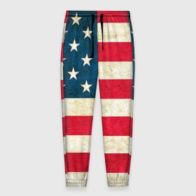 Мужские брюки 3D с принтом США в Белгороде, 100% полиэстер | манжеты по низу, эластичный пояс регулируется шнурком, по бокам два кармана без застежек, внутренняя часть кармана из мелкой сетки | country | usa | америка | государство | соединённые штаты америки | страна | флаг | флаги | штаты