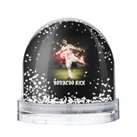 Снежный шар с принтом Удар Роналдо в Белгороде, Пластик | Изображение внутри шара печатается на глянцевой фотобумаге с двух сторон | real | ronaldo | реал мадрид | роналдо | футбол