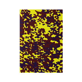Обложка для паспорта матовая кожа с принтом Полевой(пиксели) в Белгороде, натуральная матовая кожа | размер 19,3 х 13,7 см; прозрачные пластиковые крепления | Тематика изображения на принте: camo | камо | камуфляж | цветной | яркий