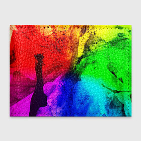 Обложка для студенческого билета с принтом Grunge paint в Белгороде, натуральная кожа | Размер: 11*8 см; Печать на всей внешней стороне | Тематика изображения на принте: абстракция | абстракция красок | арт | брызги | краска | цветные
