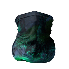 Бандана-труба 3D с принтом Лесной дух в Белгороде, 100% полиэстер, ткань с особыми свойствами — Activecool | плотность 150‒180 г/м2; хорошо тянется, но сохраняет форму | арт | волшебство | дерево | лесной дух | сфера