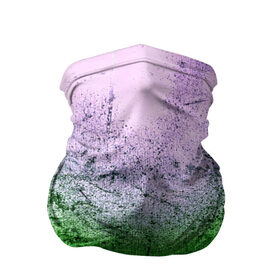Бандана-труба 3D с принтом Потертость в Белгороде, 100% полиэстер, ткань с особыми свойствами — Activecool | плотность 150‒180 г/м2; хорошо тянется, но сохраняет форму | брызги | зеленый | шероховатость | яркий