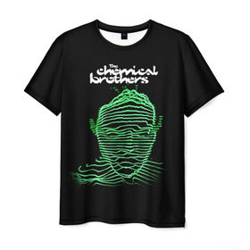 Мужская футболка 3D с принтом Chemical Brothers в Белгороде, 100% полиэфир | прямой крой, круглый вырез горловины, длина до линии бедер | big beat | chemical brothers | биг бит | бигбит | кемикал бразерс | электронная | электронная музыка