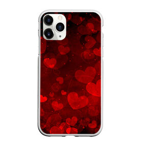 Чехол для iPhone 11 Pro Max матовый с принтом Сердечко в Белгороде, Силикон |  | 14 февраля | красная | любовь | сердце