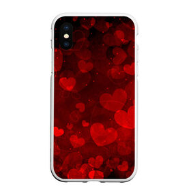 Чехол для iPhone XS Max матовый с принтом Сердечко в Белгороде, Силикон | Область печати: задняя сторона чехла, без боковых панелей | 14 февраля | красная | любовь | сердце