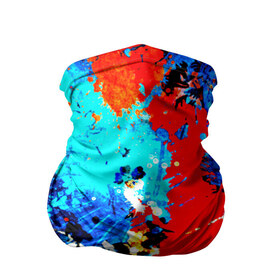 Бандана-труба 3D с принтом Абстракция красок в Белгороде, 100% полиэстер, ткань с особыми свойствами — Activecool | плотность 150‒180 г/м2; хорошо тянется, но сохраняет форму | брызги | кляксы | цветной | яркий