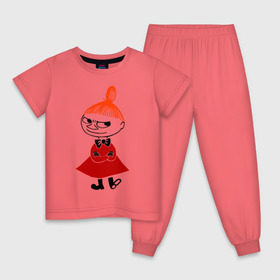 Детская пижама хлопок с принтом Малышка Мю в Белгороде, 100% хлопок |  брюки и футболка прямого кроя, без карманов, на брюках мягкая резинка на поясе и по низу штанин
 | Тематика изображения на принте: муми тролль