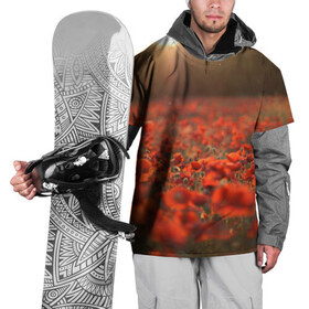 Накидка на куртку 3D с принтом Маки в Белгороде, 100% полиэстер |  | Тематика изображения на принте: мак | цветы | цветы мака