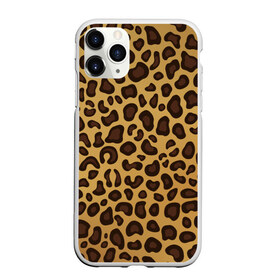 Чехол для iPhone 11 Pro матовый с принтом Окрас леопарда в Белгороде, Силикон |  | арт | животные | леопард | окрас