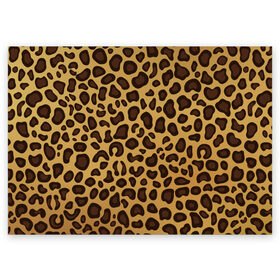 Поздравительная открытка с принтом Окрас леопарда в Белгороде, 100% бумага | плотность бумаги 280 г/м2, матовая, на обратной стороне линовка и место для марки
 | арт | животные | леопард | окрас