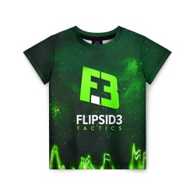 Детская футболка 3D с принтом flipsid3 2 в Белгороде, 100% гипоаллергенный полиэфир | прямой крой, круглый вырез горловины, длина до линии бедер, чуть спущенное плечо, ткань немного тянется | flipsid