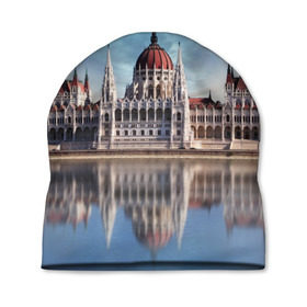 Шапка 3D с принтом Будапешт в Белгороде, 100% полиэстер | универсальный размер, печать по всей поверхности изделия | budapest | europe | hungary | будапешт | венгрия | европа | ес | отпуск | туризм