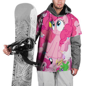 Накидка на куртку 3D с принтом Pinky Pie в Белгороде, 100% полиэстер |  | Тематика изображения на принте: my little pony | луна | пинки пай | пони | рарити | рейнбоу дэш | селестия | сумеречная искорка | флаттершай | эплджек