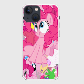 Чехол для iPhone 13 mini с принтом Pinky Pie в Белгороде,  |  | my little pony | луна | пинки пай | пони | рарити | рейнбоу дэш | селестия | сумеречная искорка | флаттершай | эплджек