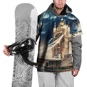 Накидка на куртку 3D с принтом Англия в Белгороде, 100% полиэстер |  | england | europe | london | англия | биг бен | великобритания | высотки | королева | лондон | мегаполис | тауэрский мост | туризм