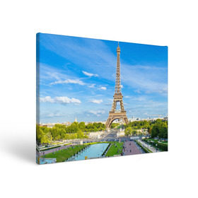 Холст прямоугольный с принтом Париж в Белгороде, 100% ПВХ |  | france | paris | париж | франция | эйфелева башня