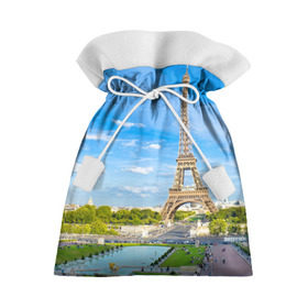 Подарочный 3D мешок с принтом Париж в Белгороде, 100% полиэстер | Размер: 29*39 см | france | paris | париж | франция | эйфелева башня