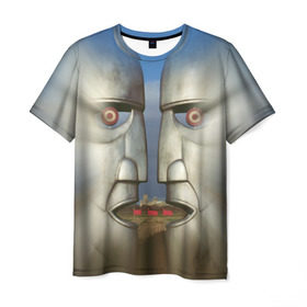 Мужская футболка 3D с принтом Pink Floyd. The division bell в Белгороде, 100% полиэфир | прямой крой, круглый вырез горловины, длина до линии бедер | Тематика изображения на принте: 