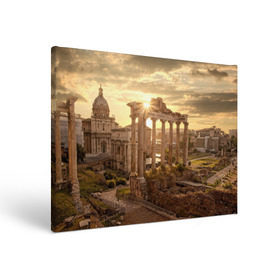 Холст прямоугольный с принтом Рим в Белгороде, 100% ПВХ |  | europe | italy | rome | vatican | архитектура | ватикан | европа | италия | папа римский | развалины | рим | руины