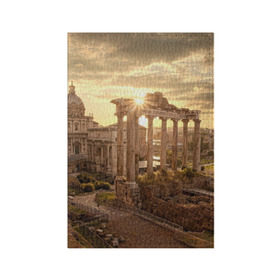 Обложка для паспорта матовая кожа с принтом Рим в Белгороде, натуральная матовая кожа | размер 19,3 х 13,7 см; прозрачные пластиковые крепления | Тематика изображения на принте: europe | italy | rome | vatican | архитектура | ватикан | европа | италия | папа римский | развалины | рим | руины