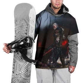 Накидка на куртку 3D с принтом Dark в Белгороде, 100% полиэстер |  | Тематика изображения на принте: gerald | wild hunt | witcher | ведьмак | геральд | дикая охота | цири