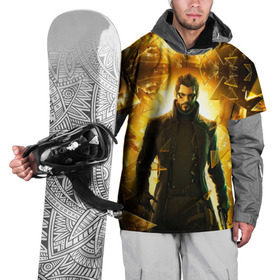 Накидка на куртку 3D с принтом Deus Ex в Белгороде, 100% полиэстер |  | deus ex | human revolution | mankind divided | адам дженсен | деус экс