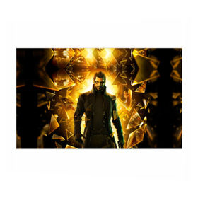 Бумага для упаковки 3D с принтом Deus Ex в Белгороде, пластик и полированная сталь | круглая форма, металлическое крепление в виде кольца | Тематика изображения на принте: deus ex | human revolution | mankind divided | адам дженсен | деус экс