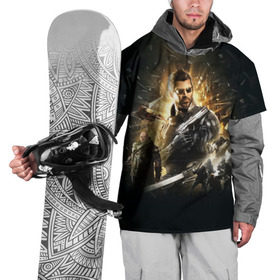 Накидка на куртку 3D с принтом Deus Ex: Mankind Divided в Белгороде, 100% полиэстер |  | deus ex | human revolution | mankind divided | адам дженсен | деус экс