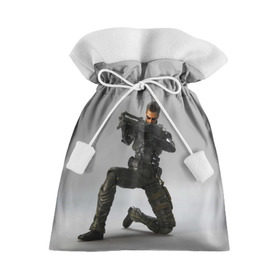 Подарочный 3D мешок с принтом Адам Дженсен в Белгороде, 100% полиэстер | Размер: 29*39 см | deus ex | human revolution | mankind divided | адам дженсен | деус экс