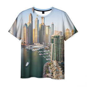 Мужская футболка 3D с принтом Dubai в Белгороде, 100% полиэфир | прямой крой, круглый вырез горловины, длина до линии бедер | Тематика изображения на принте: dubai | абу даби | арабские эмираты | ближний восток | богатство | бурдж халифа | дубай | изобилие | каникулы | мегаполис | нефть | оаэ | отпуск | персидский залив | роскошь | технологии | туризм | шейхи