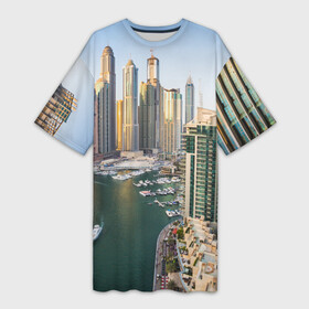 Платье-футболка 3D с принтом Dubai в Белгороде,  |  | dubai | абу даби | арабские эмираты | ближний восток | богатство | бурдж халифа | дубай | изобилие | каникулы | мегаполис | нефть | оаэ | отпуск | персидский залив | роскошь | технологии | туризм | шейхи