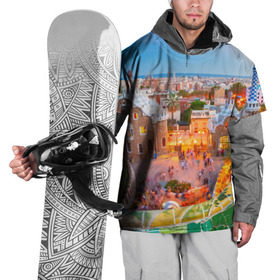 Накидка на куртку 3D с принтом Barcelona в Белгороде, 100% полиэстер |  | Тематика изображения на принте: europe | spain | барселона | европа | ес | испания | туризм