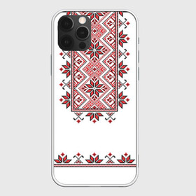 Чехол для iPhone 12 Pro с принтом Вышивка 41 в Белгороде, силикон | область печати: задняя сторона чехла, без боковых панелей | belarus | беларусь | вышивка