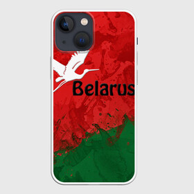 Чехол для iPhone 13 mini с принтом Belarus 2 в Белгороде,  |  | belarus | беларусь