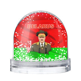 Снежный шар с принтом Belarus 17 в Белгороде, Пластик | Изображение внутри шара печатается на глянцевой фотобумаге с двух сторон | belarus | беларусь | лукашенко | президент