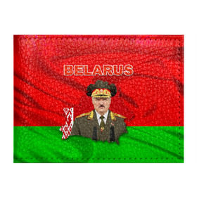 Обложка для студенческого билета с принтом Belarus 17 в Белгороде, натуральная кожа | Размер: 11*8 см; Печать на всей внешней стороне | belarus | беларусь | лукашенко | президент